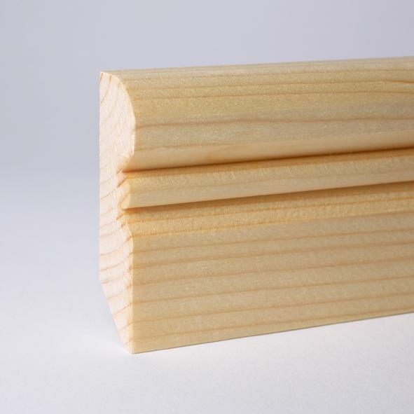 Alt-Reno Profil-Sockelleiste Massivholz 60mm - Kiefer geölt