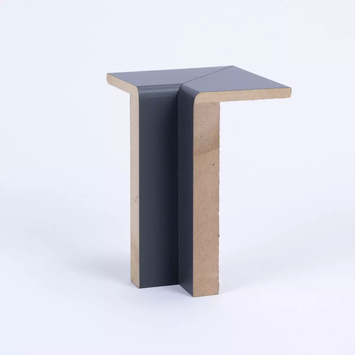 Inside corner for heating pipe cladding 120 mm Grey/anthracite