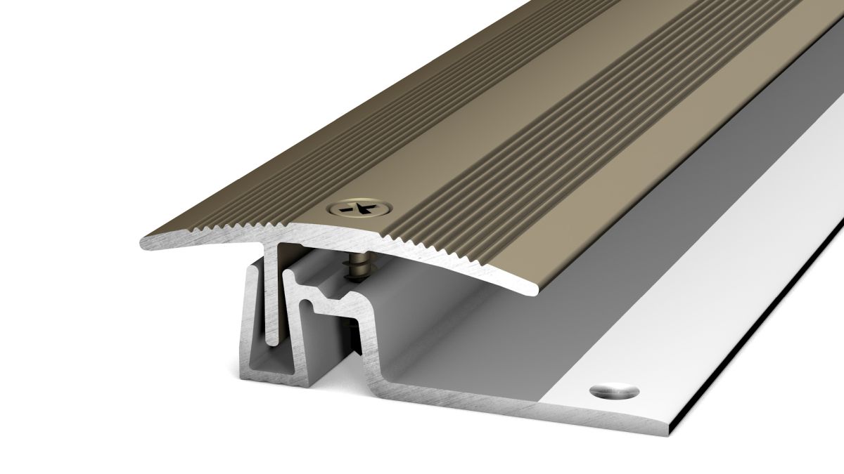Prinz PS 400 profilo di transizione 38 mm - N. 408 - Acciaio inox opaco - 270 cm