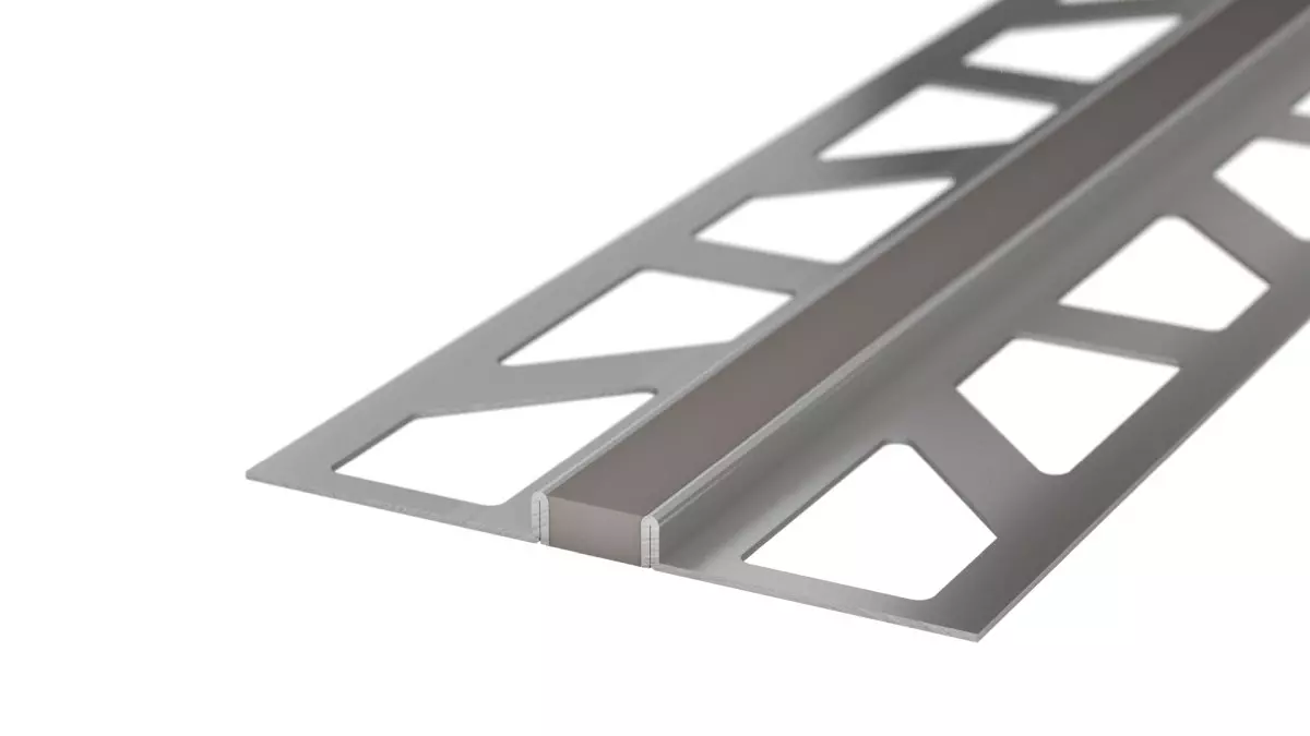 Stainless steel expansion joint - EPDM joint - for 3mm coverings - Grey 3m