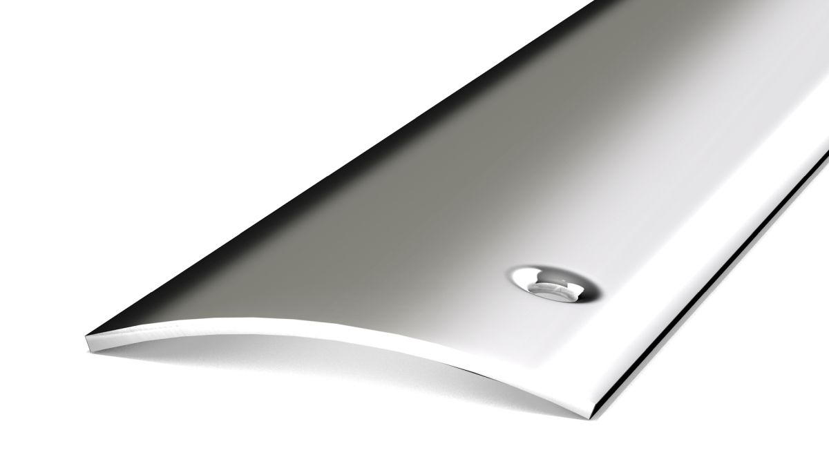 Prinz profilo di transizione 40 mm - N. 111 - Acciaio inox lucidato a specchio - 100 cm