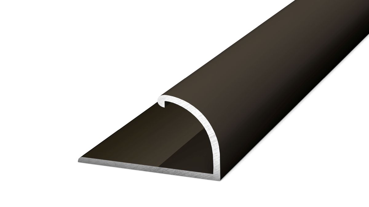 Prinz profilo di finitura 25 x 13,2 mm - N. 140 - Bronzo - 270 cm