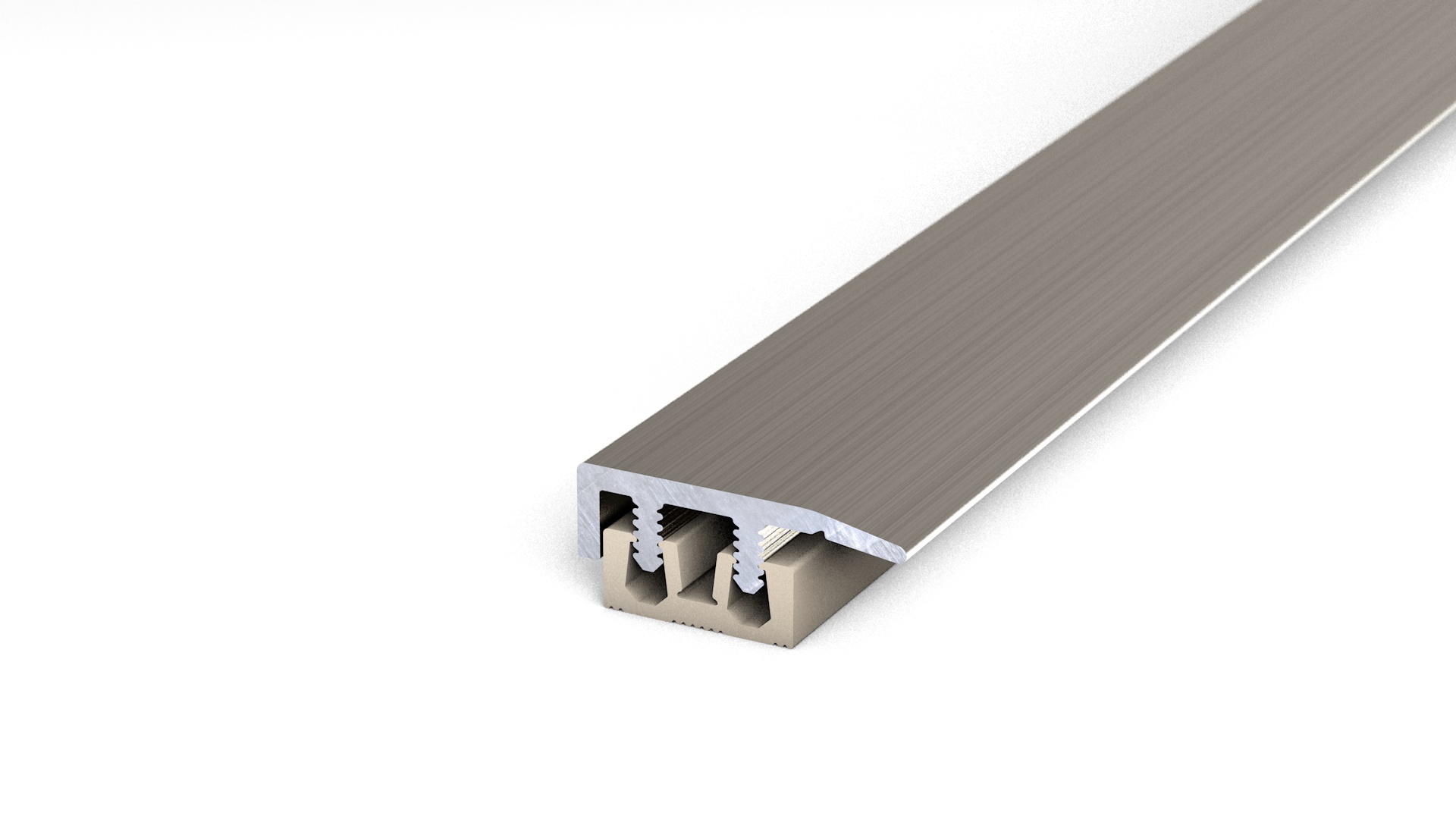 Prinz Profi-Design Abschlussprofil 21 mm - Nr. 333 - Edelstahl gebürstet - 200 cm