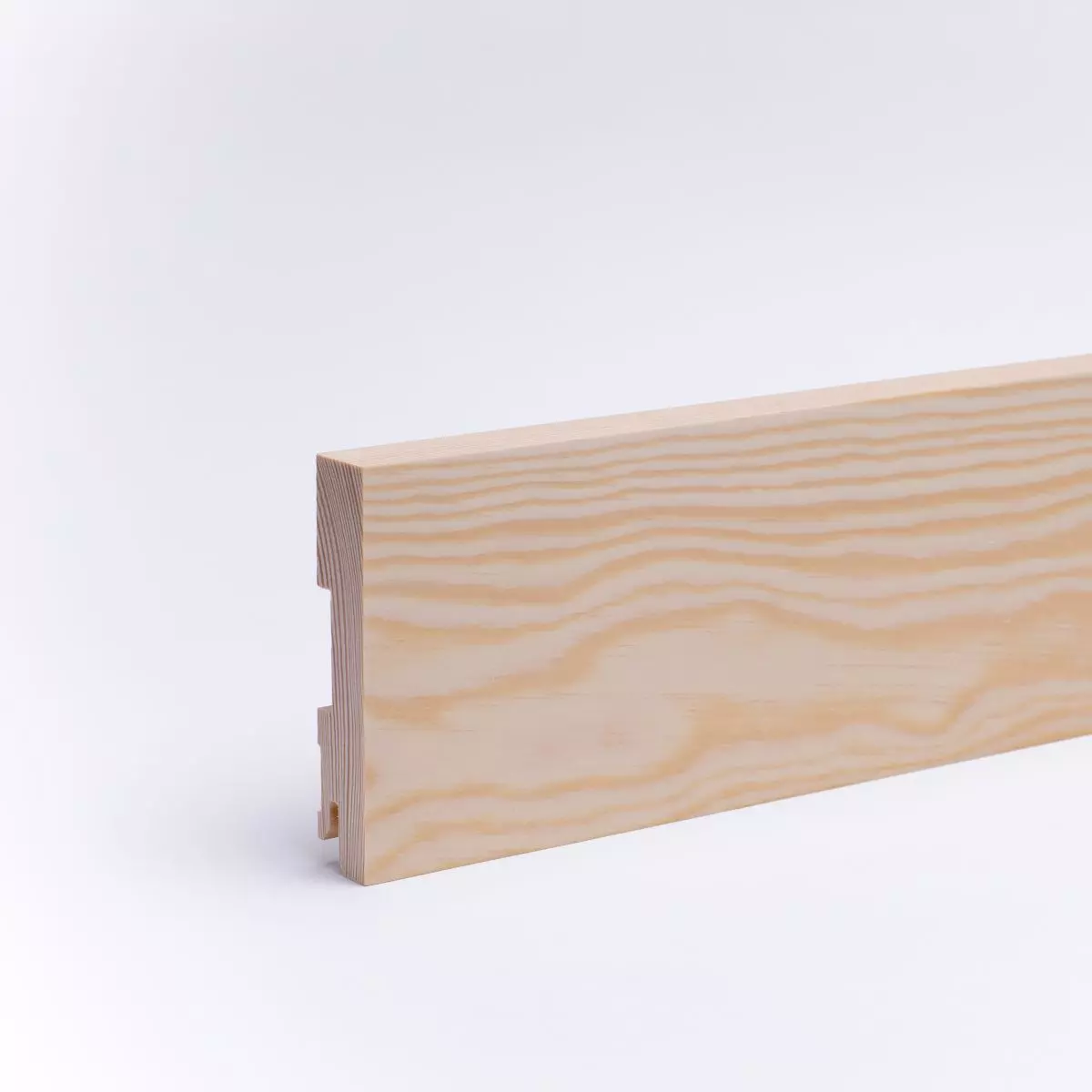 solid wood skirting 120mm quadrangular oiled pine