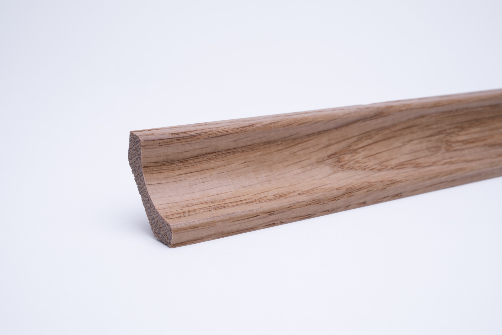 Hohlkehlleiste Massivholz 22 x 22mm Eiche Lackiert