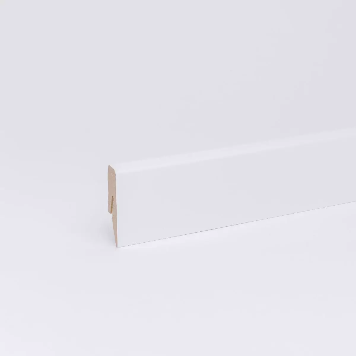 Dekor-Sockelleiste 40x15 mm weiß ähnlich RAL 9016