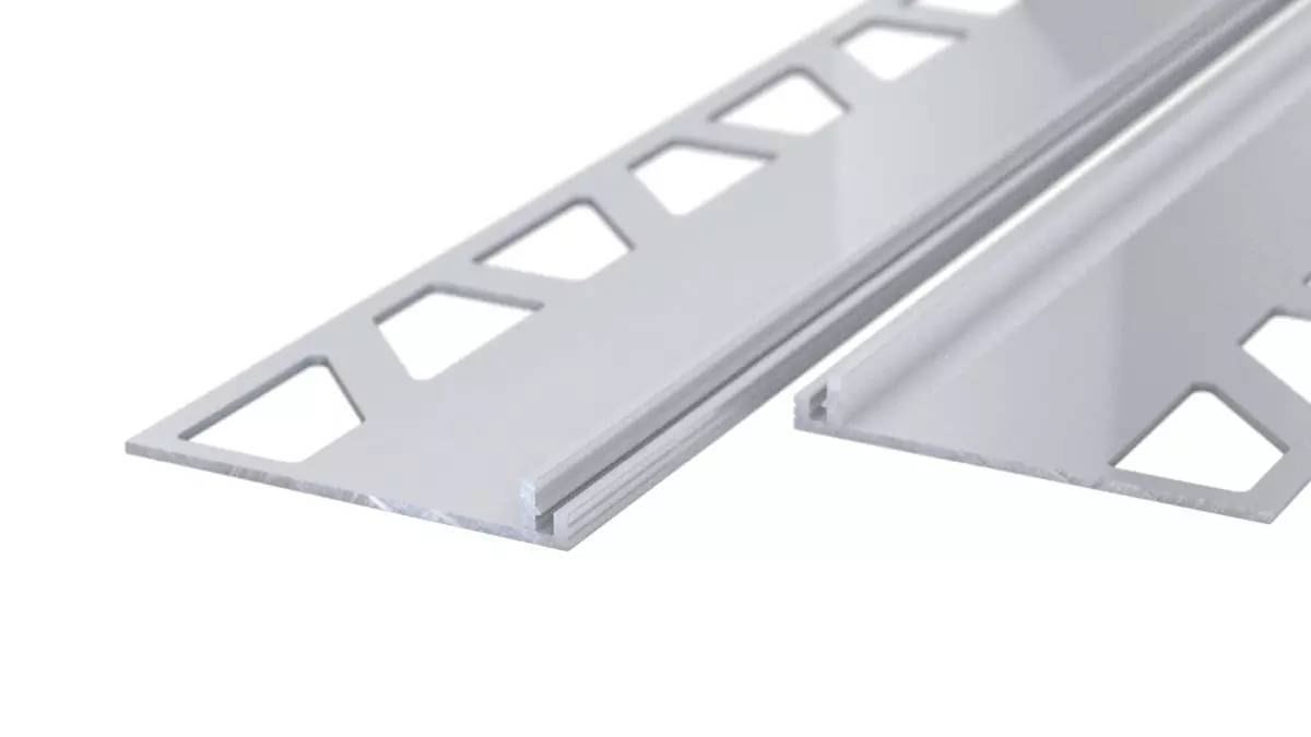 DilaTec 779 Expansion joint base profile - for coverings up to 6mm - natural aluminium 2,5m