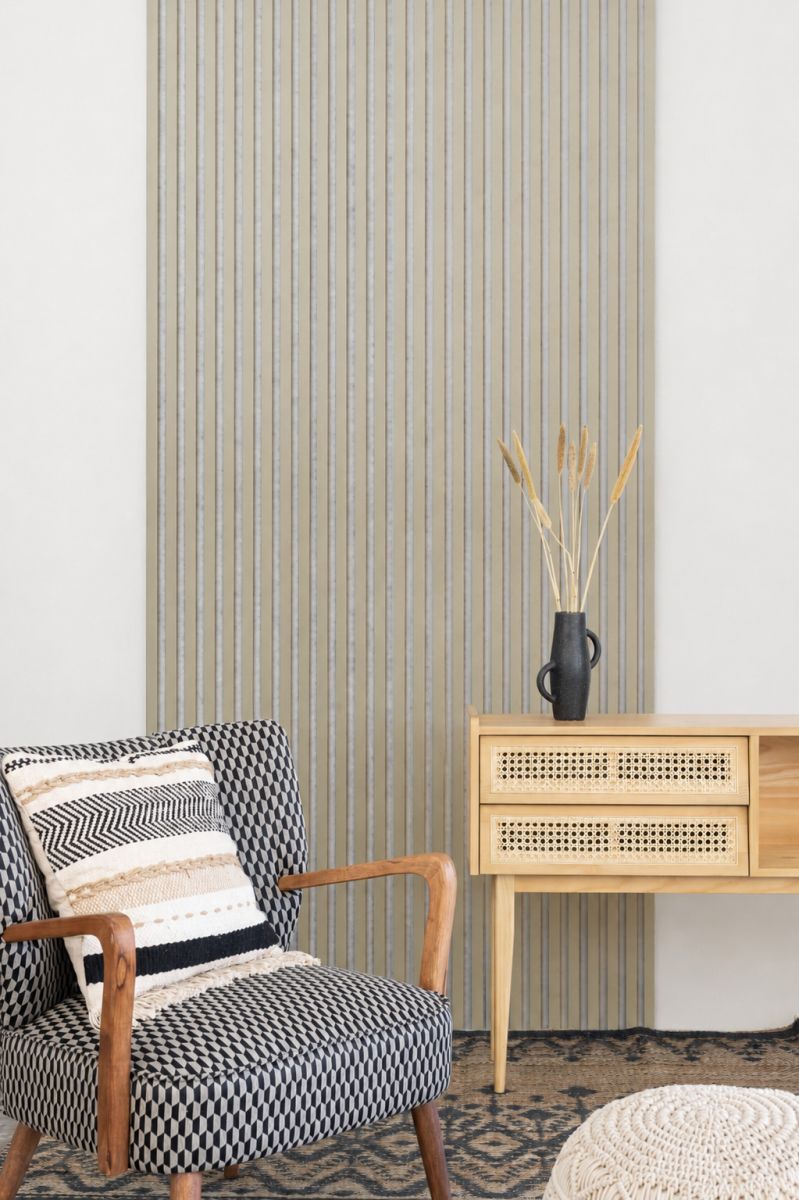 Acoustic+ Akustikpaneel Olive 2600 x 400 mm - Akustikfilz Grau
