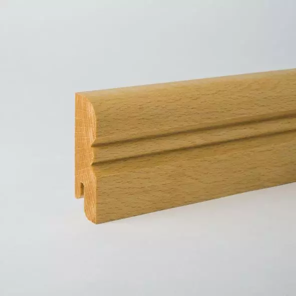 solid wood skirting 60mm with Altreno profile oiled beech