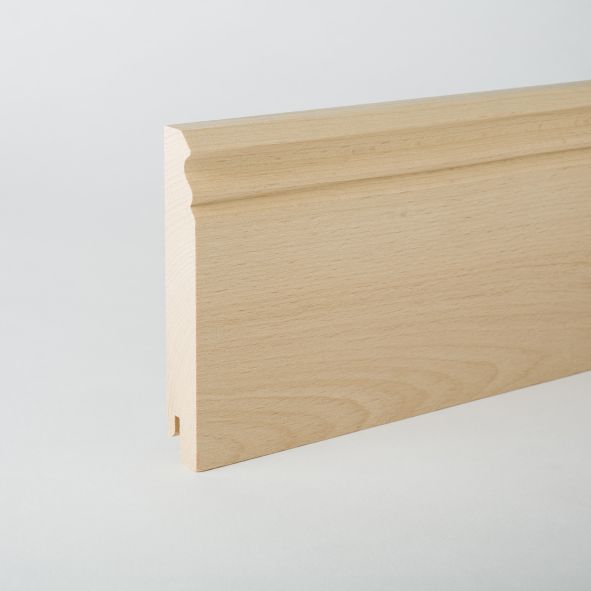 Sockelleiste Berliner Profil 100mm - Buche roh
