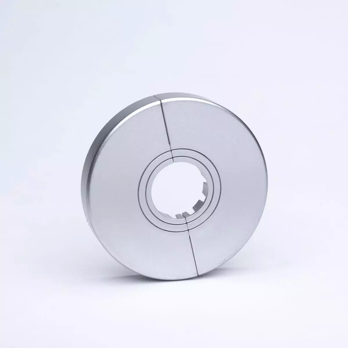 Heizkörperrosette Silber matt