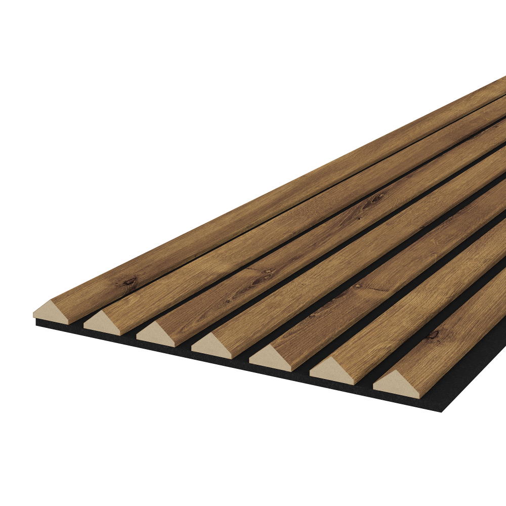 Akustikpaneel K2 - Filzfarbe Schwarz 2600x400mm - verschiedene Farben