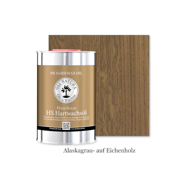 OLI-NATURA - High Solid Hard Wax Oil 1l Alaskan grey