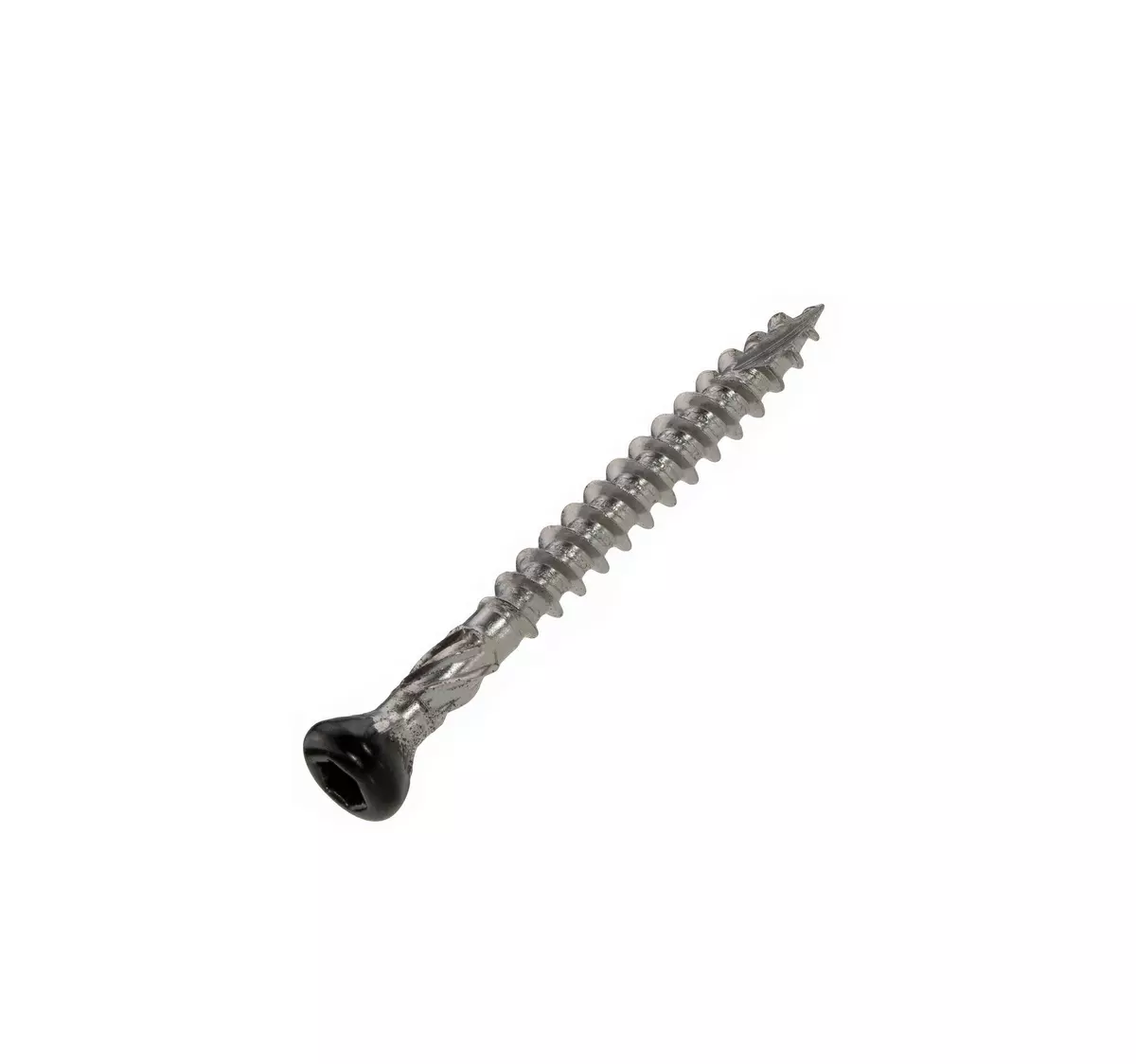 10x stainless steel fixing screws 4.0x40 - black