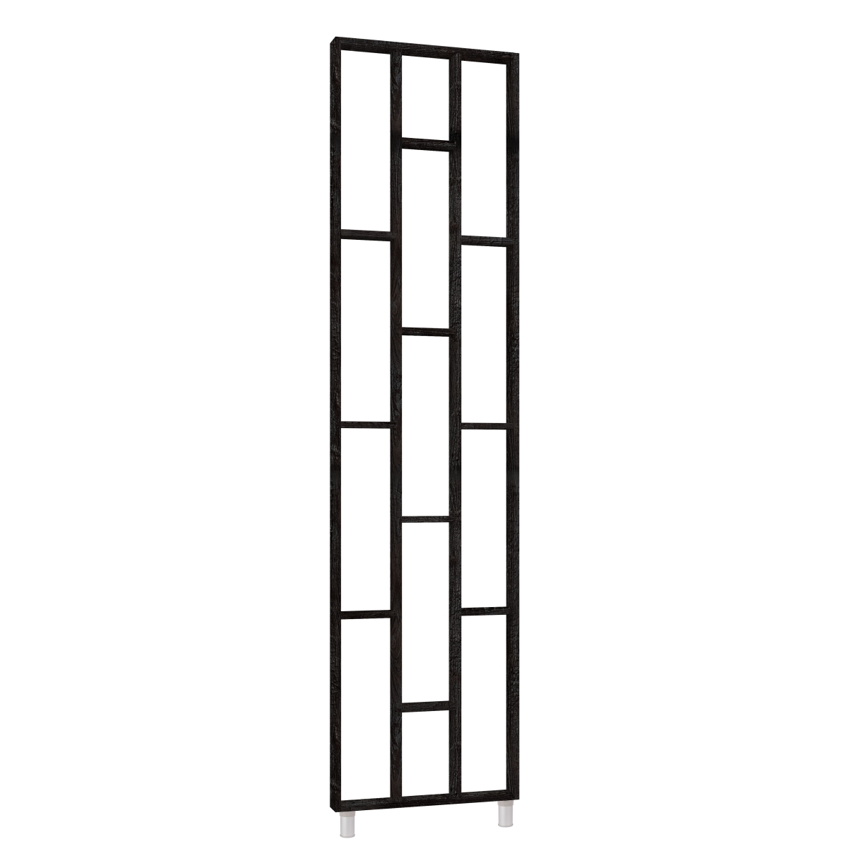 Design Raumteiler, Regalsystem 75 x 634 x 2500 mm - Charcoal Black