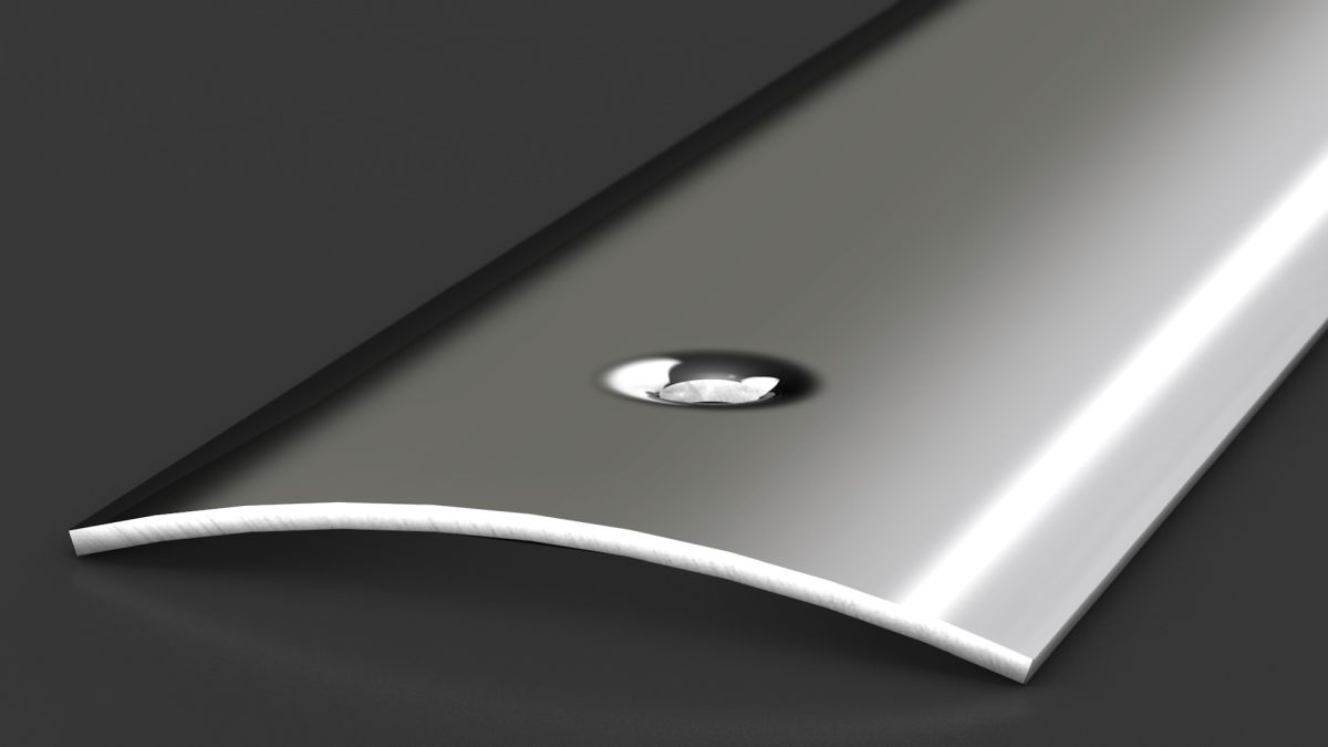 Prinz profilo di transizione 50 mm - N. 102 - Acciaio inox lucidato a specchio - 270 cm