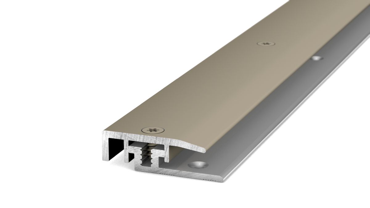 Prinz LPS design profilo di finitura 23 mm - N. 328 - Acciaio inox opaco - 90 cm