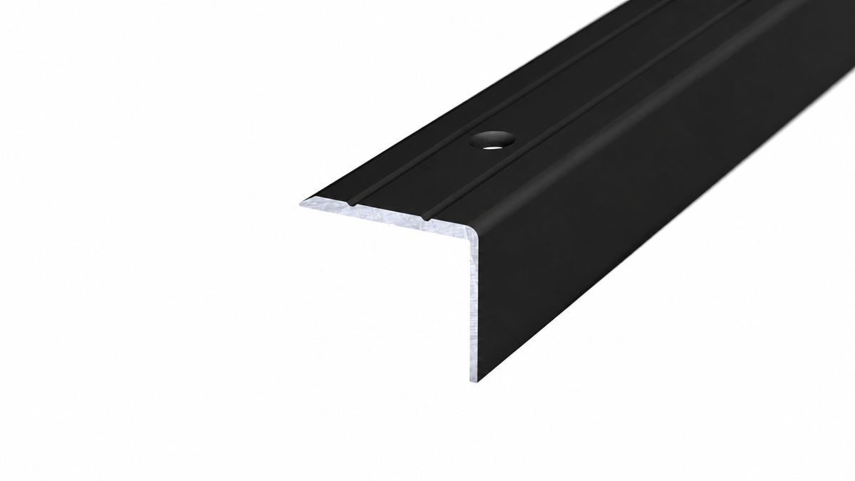perfil angular 24,5 x 20 mm - 1,00 m - negro