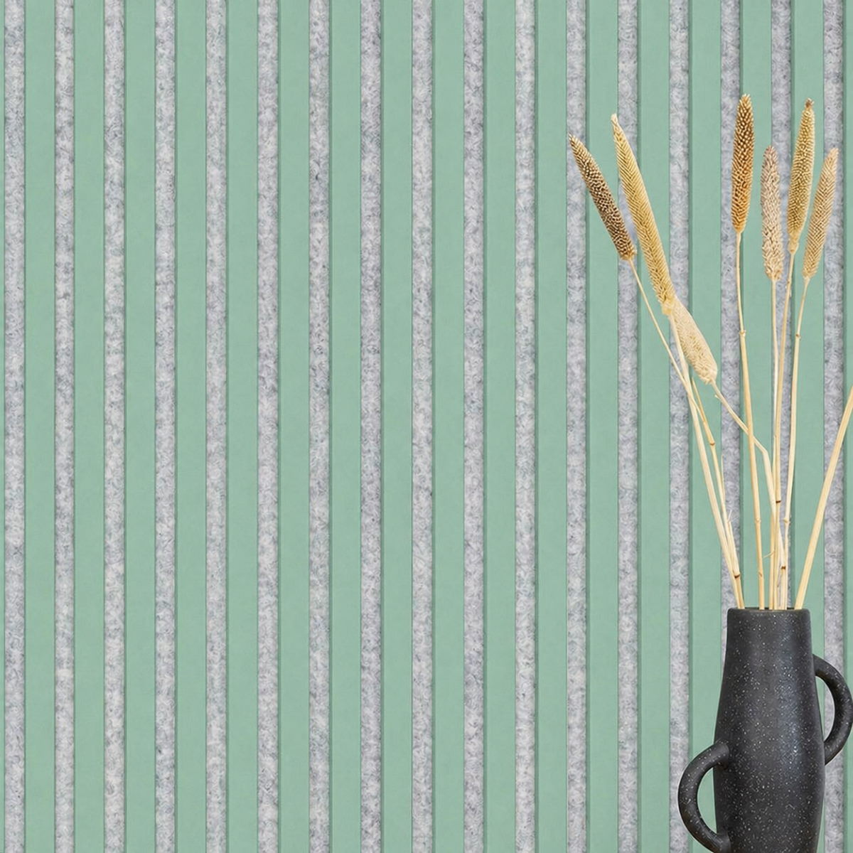 Panel acústico Acoustic+ Menta 800 x 400 mm - Fieltro acústico gris