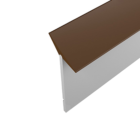 Perfil de nicho de listón de sellado para encimera 4,20 m marrón