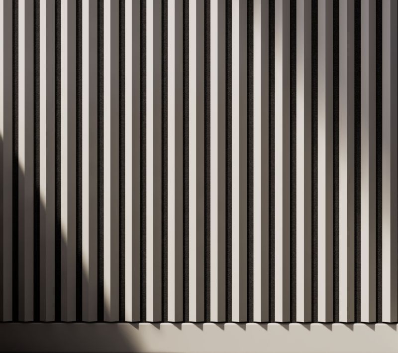 Pannello acustico K2 2600 x 400 mm - Feltro acustico nero - Sand