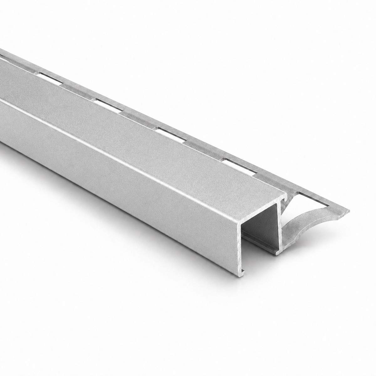Profilo angolare in alluminio “tipo Q” 8 mm - argento