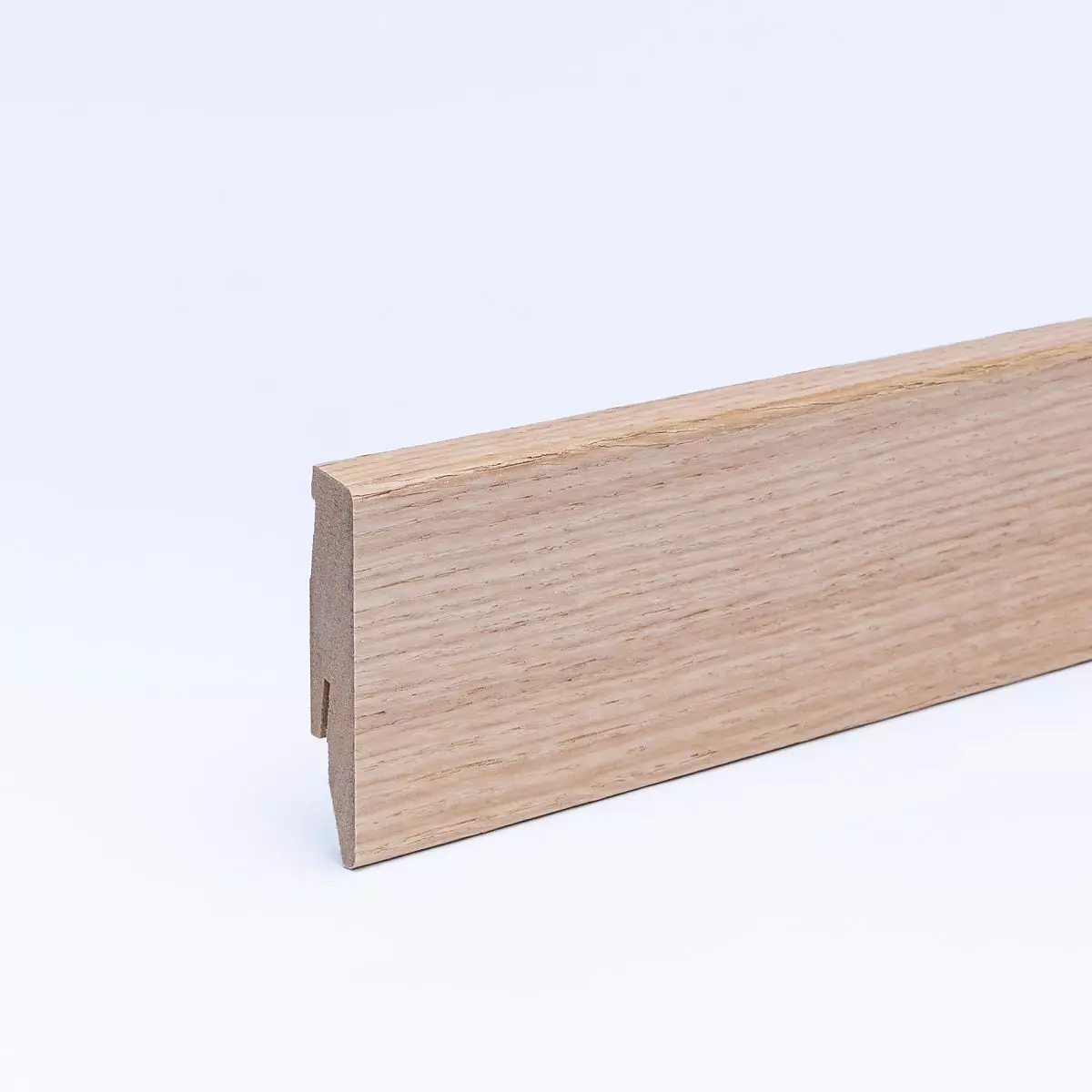 Furnier-Sockelleiste 60 mm Eiche gelackt