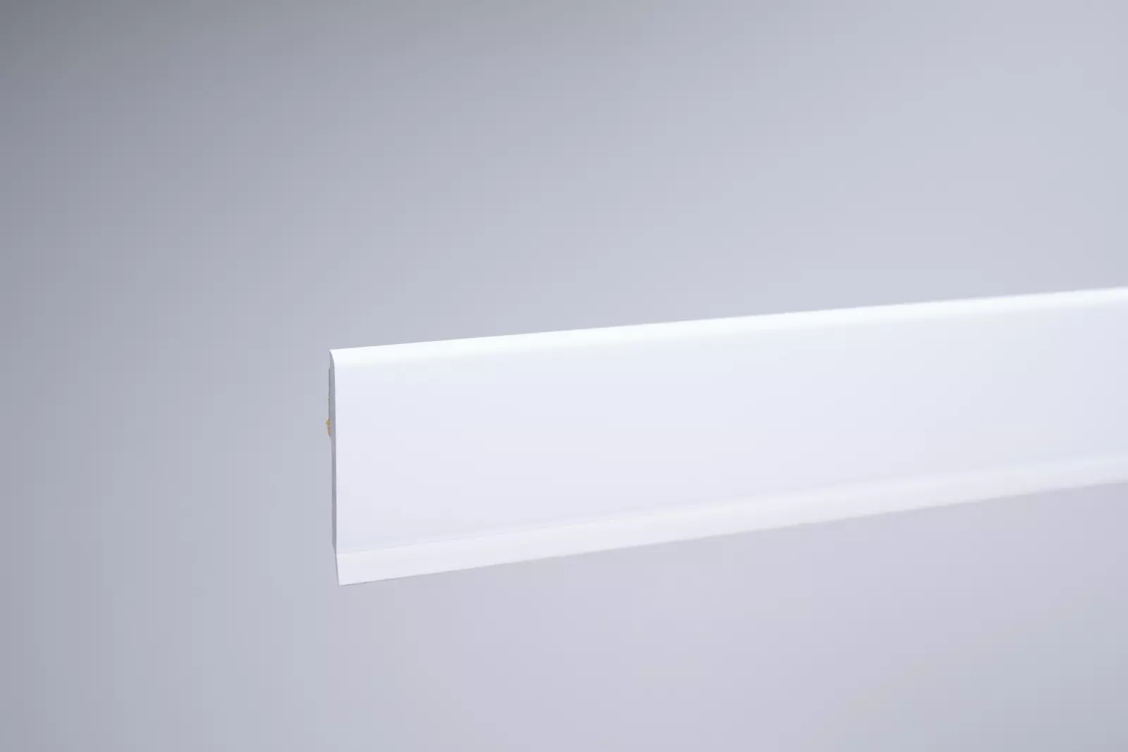 Flat profile self-adhesive with lip 40 x 2,5 mm - White