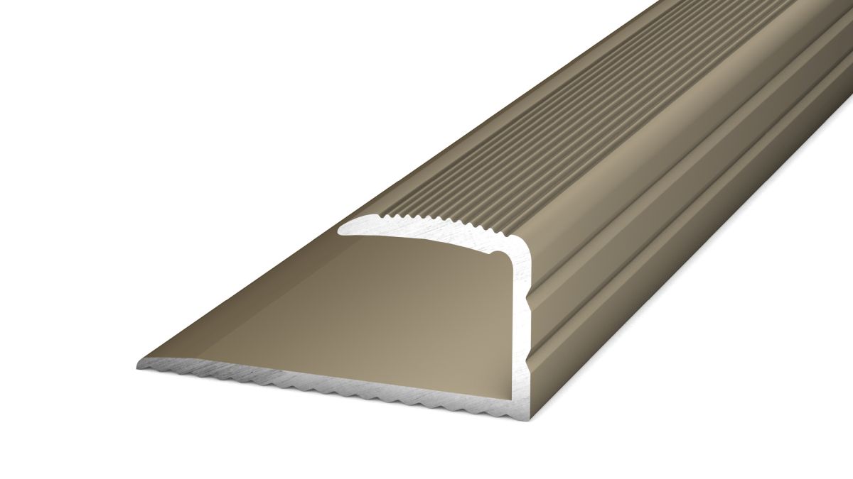 Prinz einfassprofil 24 x 13 mm - N. 256 - Acciaio inox opaco - 270 cm