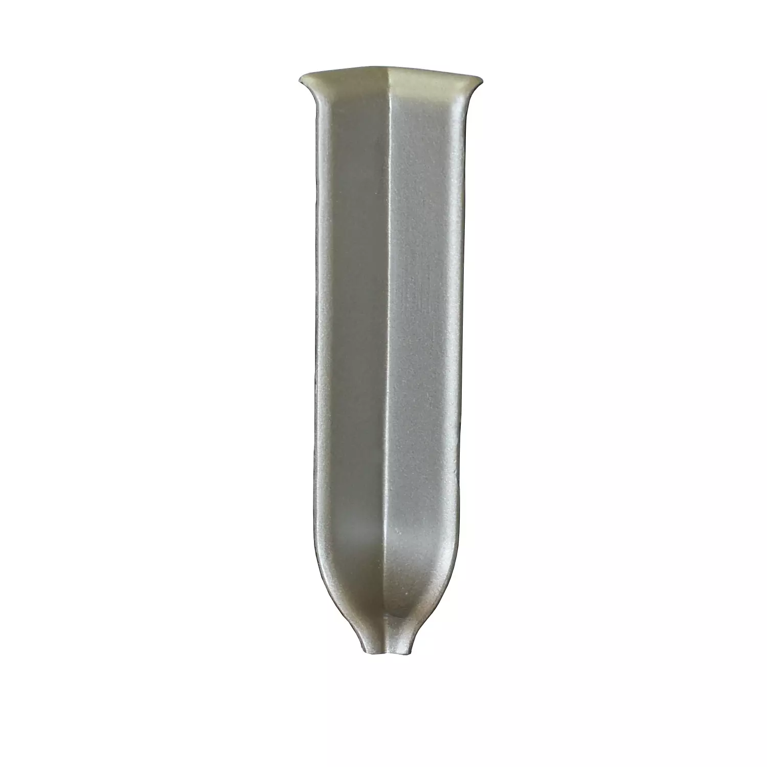 Innenecke für Metallsockelleiste 70mm - Edelstahl Optik