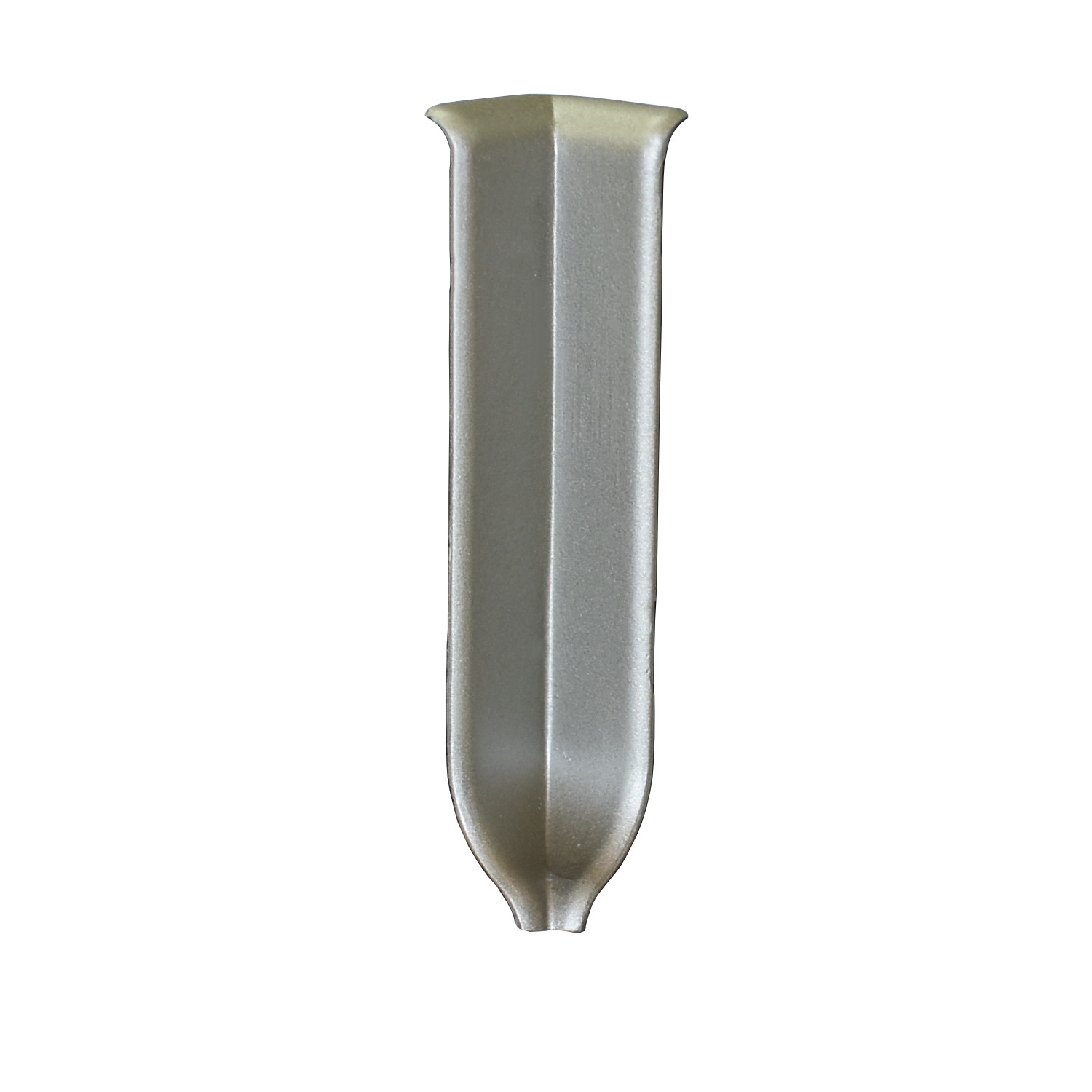 inner corner for metal skirting 70mms - high-grade steel matt optics
