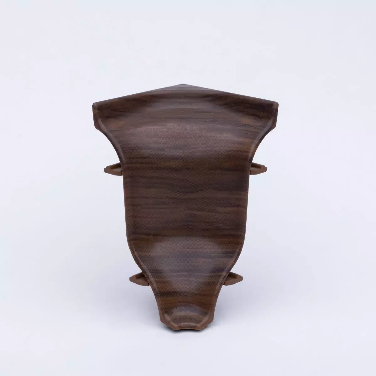 Innenecke für Duo-Flexleiste 54mm Nussbaum