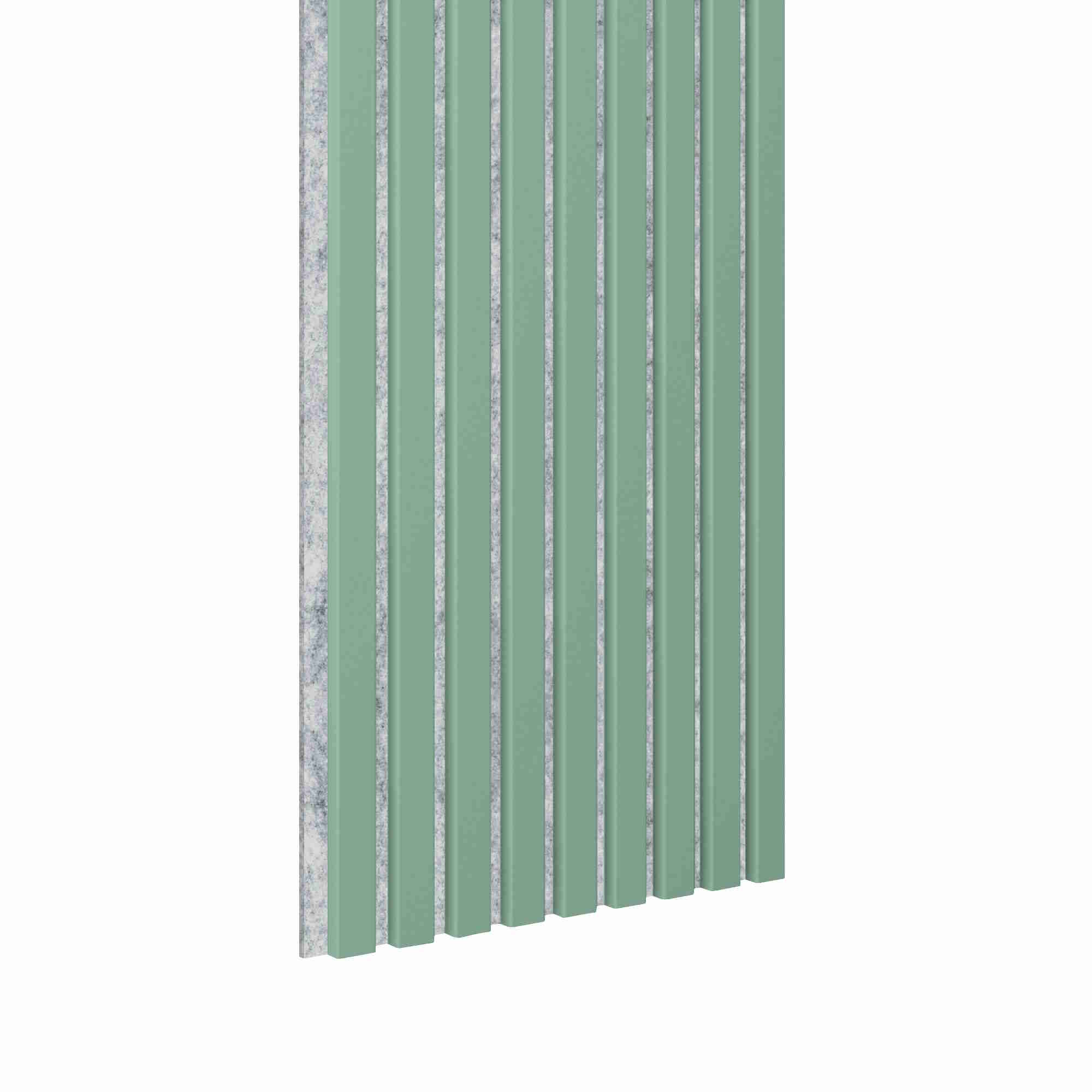 Pannello acustico Acoustic+ Menta 3000 x 400 mm - Feltro acustico grigio