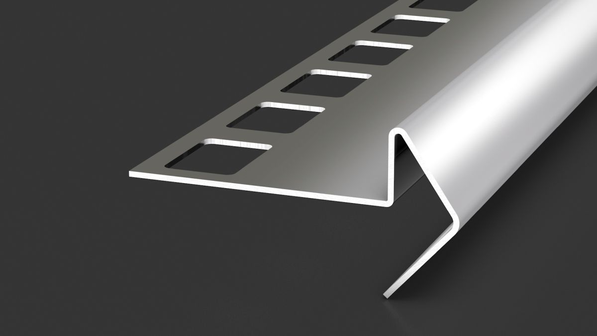 Prinz profilo paragradino 8 mm - N. 791 - Acciaio inox lucido - 250 cm