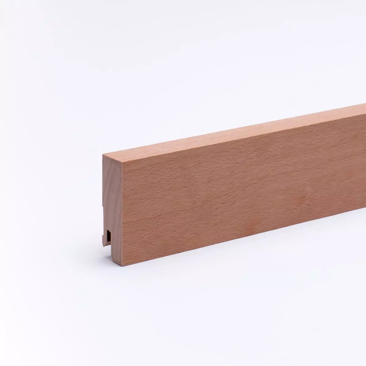 solid wood skirting 60mm with quadrangular oiled beech