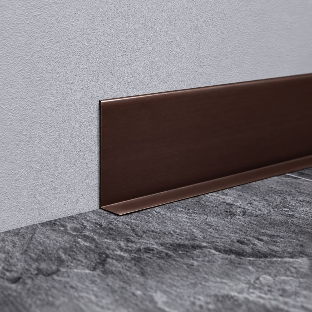 Plinthe souple Brun foncé 50 x 15mm