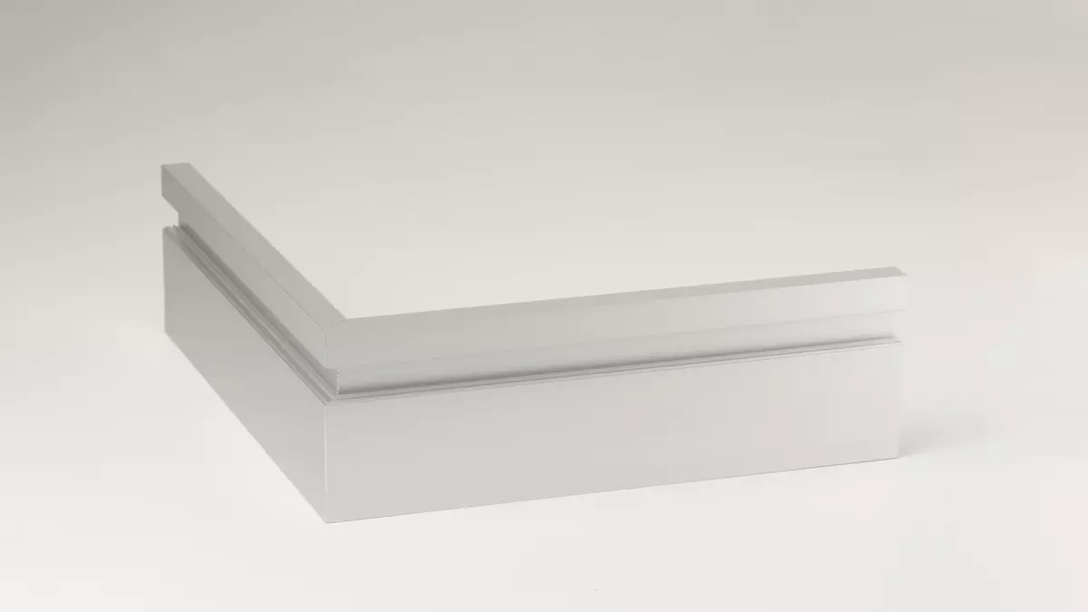 Außenecke 357 für LED-Sockelleiste 13 x 80mm