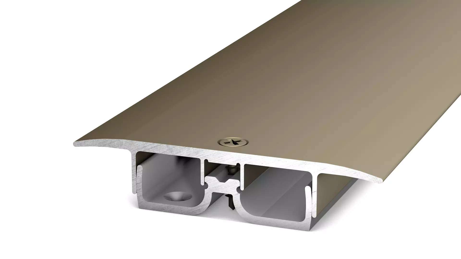 Connection profile for cables high-grade steel matt 2.70 m