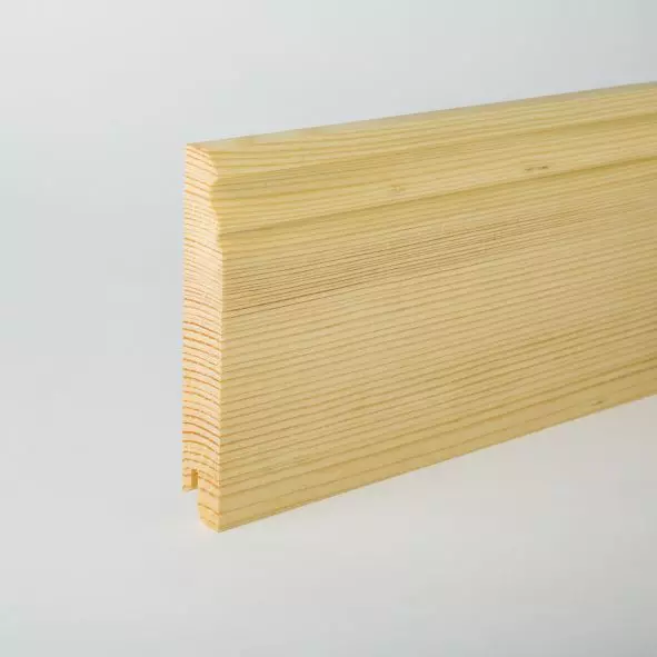 Sockelleiste Berliner Profil 100mm - Kiefer geölt