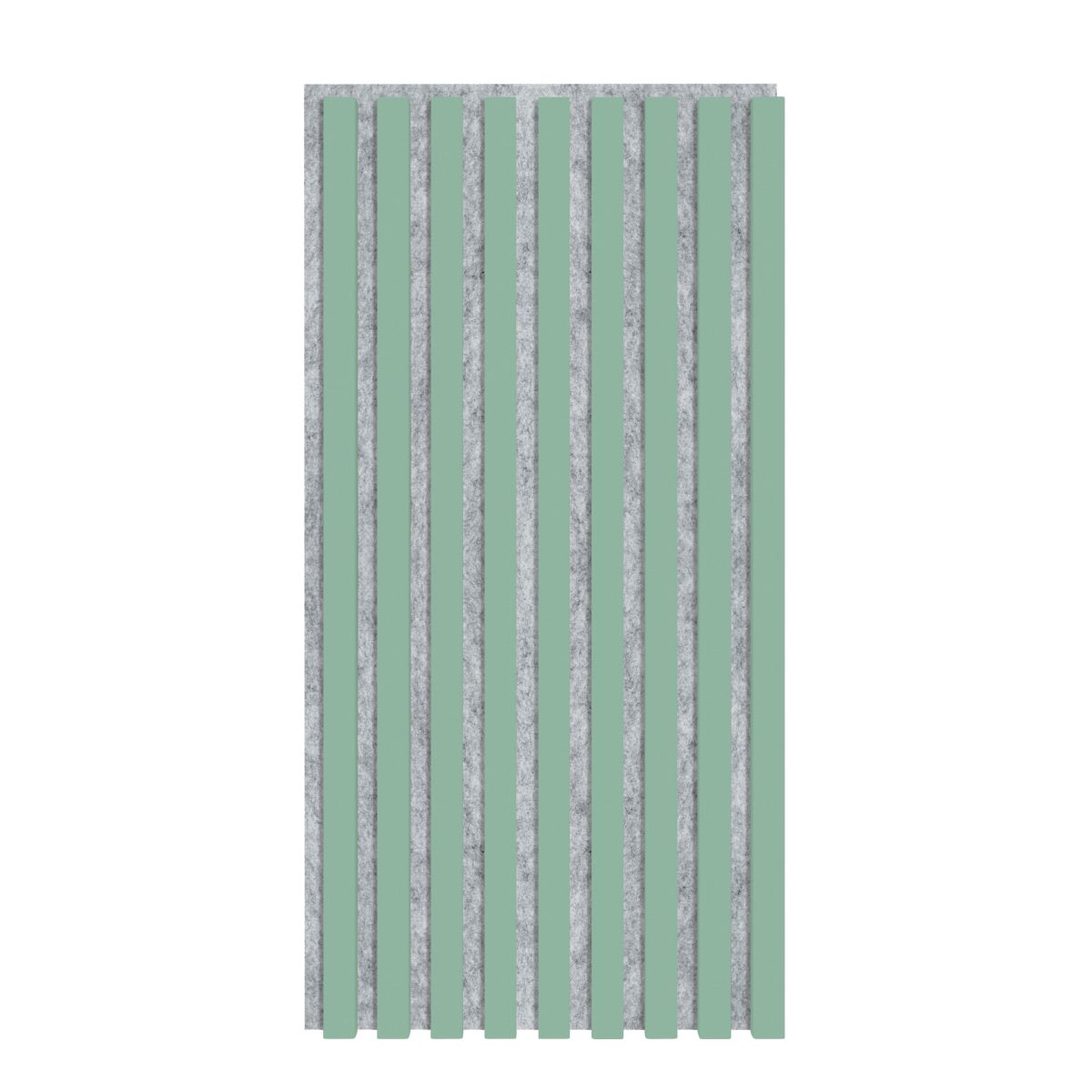 Acoustic panel 800 x 400 mm mint - acoustic felt grey - wall lining