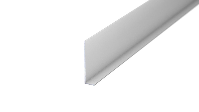 Prinz winkel-battiscopa 14,5 x 60 mm - N. 377 - Argento - 500 cm