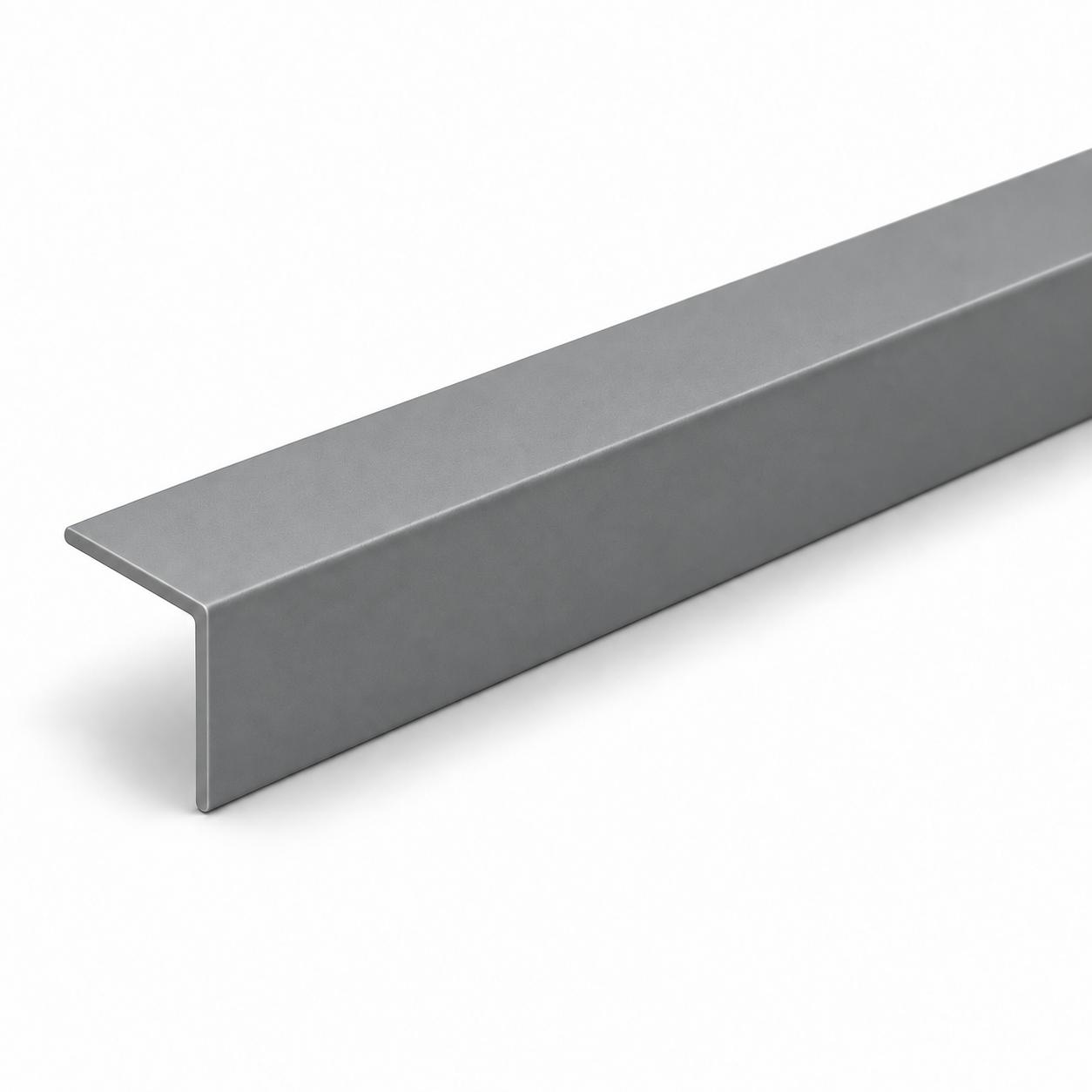 Hart-PVC Winkelprofil 20 x 20 mm - Eckschutzwinkel - 2,5 m - grau
