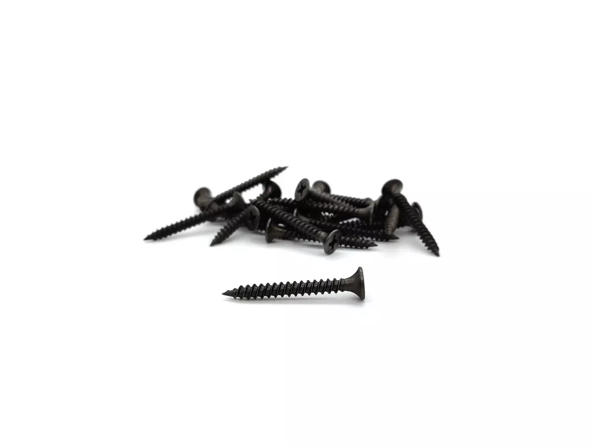 10x fixing screws 3.5x35 - black