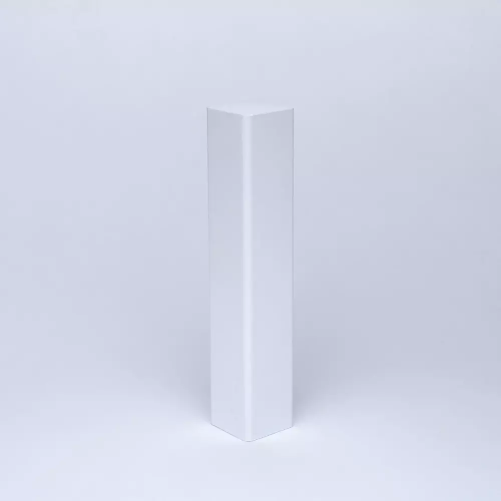 Massivholz Universal-Eckblock 105mm Weiß Lackiert RAL9010 - ohne Fase