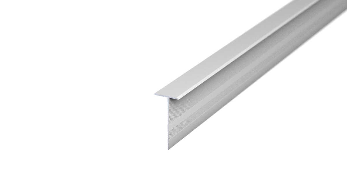 Reno skirting board 369 for coverings up to 6 mm - silver