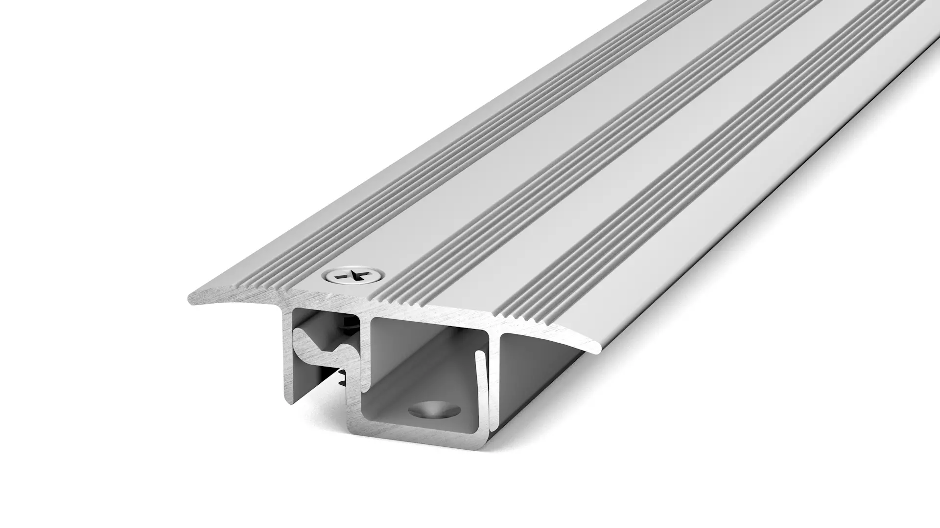 Connection profile for cables silver 2.70 m