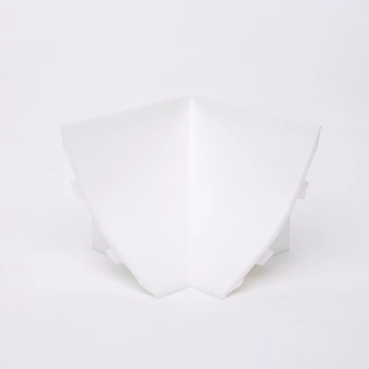 Inner Corner for Worktop profile 23x23mm - white