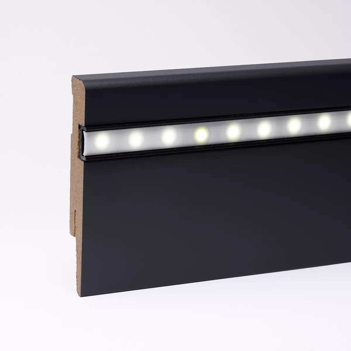 LED Skirting Weimar Profile 100 mm - Grey/Anthracite