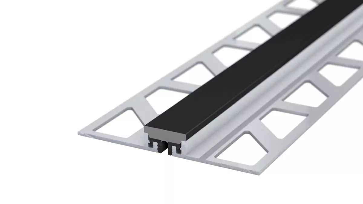 DilaTec 778 Expansion joint system for 4-6mm coverings - Black 3m