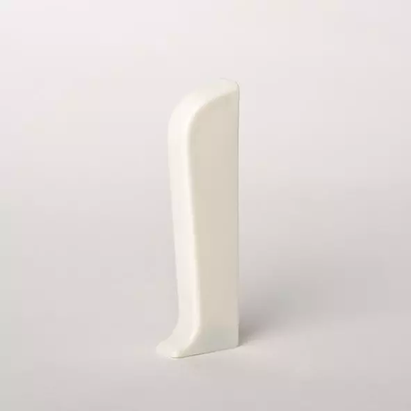 right end cap for floorcovering flexi-profile white